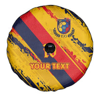 Custom Ecuador Football Spare Tire Cover La Tricolor-100th Anniversary - Wonder Print Shop