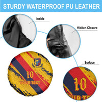 Custom Ecuador Football Spare Tire Cover La Tricolor-100th Anniversary - Wonder Print Shop