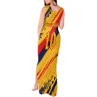 Custom Ecuador Football Tank Maxi Dress La Tricolor-100th Anniversary - Wonder Print Shop