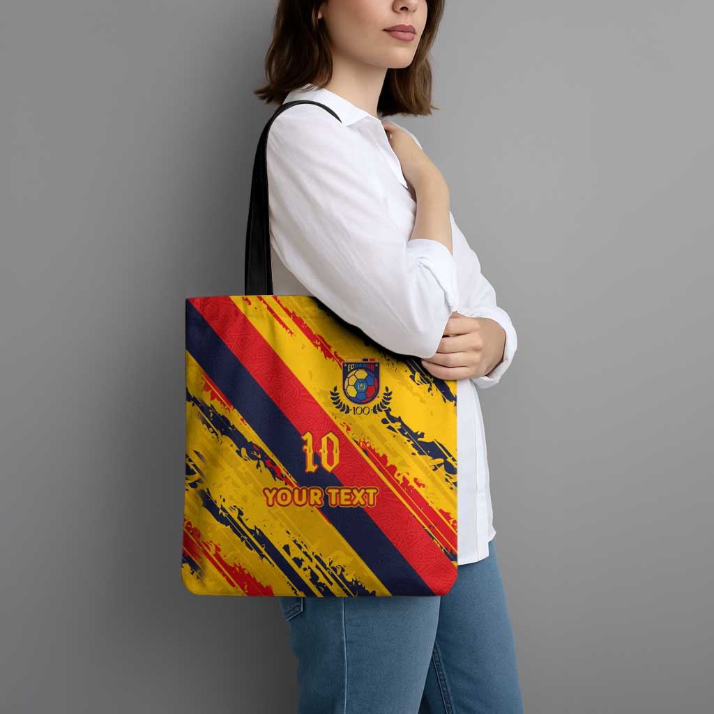 Custom Ecuador Football Tote Bag La Tricolor-100th Anniversary - Wonder Print Shop