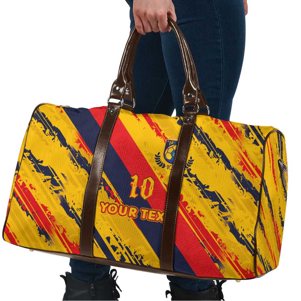 Custom Ecuador Football Travel Bag La Tricolor-100th Anniversary - Wonder Print Shop