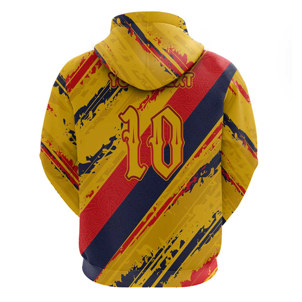 Custom Ecuador Football Zip Hoodie La Tricolor-100th Anniversary - Wonder Print Shop