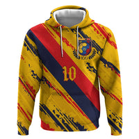 Custom Ecuador Football Zip Hoodie La Tricolor-100th Anniversary - Wonder Print Shop