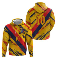 Custom Ecuador Football Zip Hoodie La Tricolor-100th Anniversary - Wonder Print Shop