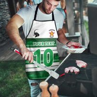 Custom Zimbabwe Rugby Apron African Heritage Stripes Style - Wonder Print Shop