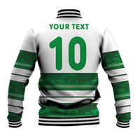 Custom Zimbabwe Rugby Baseball Jacket African Heritage Stripes Style - Wonder Print Shop