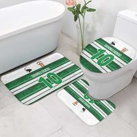 Custom Zimbabwe Rugby Bathroom Set African Heritage Stripes Style - Wonder Print Shop