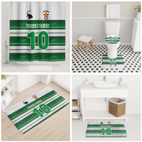Custom Zimbabwe Rugby Bathroom Set African Heritage Stripes Style - Wonder Print Shop
