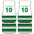 Custom Zimbabwe Rugby Car Mats African Heritage Stripes Style - Wonder Print Shop