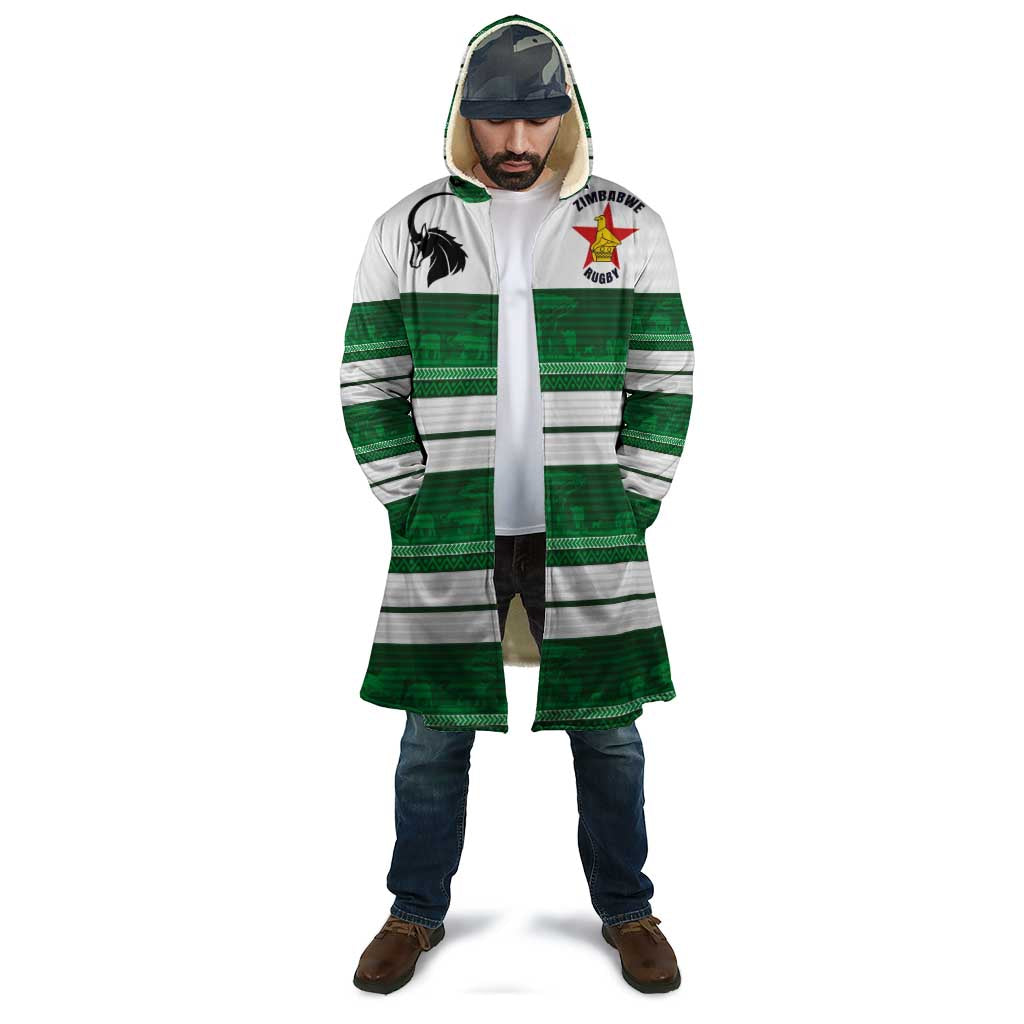 Custom Zimbabwe Rugby Cloak African Heritage Stripes Style - Wonder Print Shop