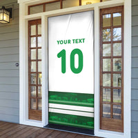 Custom Zimbabwe Rugby Door Cover African Heritage Stripes Style - Wonder Print Shop