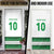 Custom Zimbabwe Rugby Door Cover African Heritage Stripes Style - Wonder Print Shop