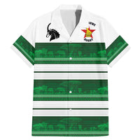 Custom Zimbabwe Rugby Family Matching Mermaid Dress and Hawaiian Shirt African Heritage Stripes Style - Wonder Print Shop