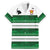 Custom Zimbabwe Rugby Family Matching Mermaid Dress and Hawaiian Shirt African Heritage Stripes Style - Wonder Print Shop