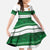 Custom Zimbabwe Rugby Family Matching Off The Shoulder Long Sleeve Dress and Hawaiian Shirt African Heritage Stripes Style - Wonder Print Shop