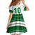 Custom Zimbabwe Rugby Family Matching Off The Shoulder Long Sleeve Dress and Hawaiian Shirt African Heritage Stripes Style - Wonder Print Shop