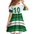 Custom Zimbabwe Rugby Family Matching Off Shoulder Maxi Dress and Hawaiian Shirt African Heritage Stripes Style - Wonder Print Shop