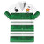 Custom Zimbabwe Rugby Family Matching Off Shoulder Maxi Dress and Hawaiian Shirt African Heritage Stripes Style - Wonder Print Shop