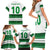 Custom Zimbabwe Rugby Family Matching Short Sleeve Bodycon Dress and Hawaiian Shirt African Heritage Stripes Style - Wonder Print Shop