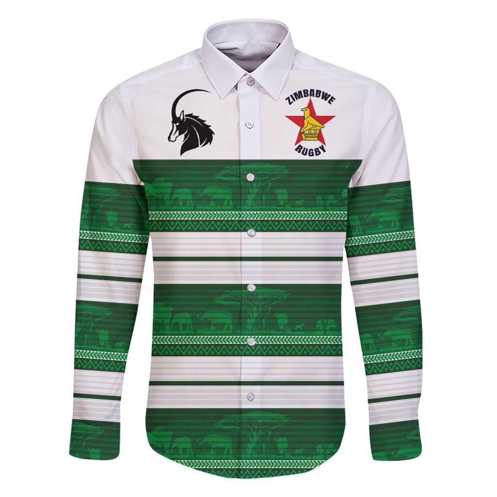 Custom Zimbabwe Rugby Family Matching Short Sleeve Bodycon Dress and Hawaiian Shirt African Heritage Stripes Style - Wonder Print Shop