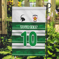 Custom Zimbabwe Rugby Garden Flag African Heritage Stripes Style - Wonder Print Shop