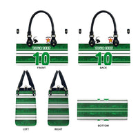 Custom Zimbabwe Rugby Leather Bag African Heritage Stripes Style - Wonder Print Shop