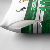 Custom Zimbabwe Rugby Pillow Cover African Heritage Stripes Style - Wonder Print Shop