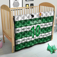 Custom Zimbabwe Rugby Quilt African Heritage Stripes Style - Wonder Print Shop
