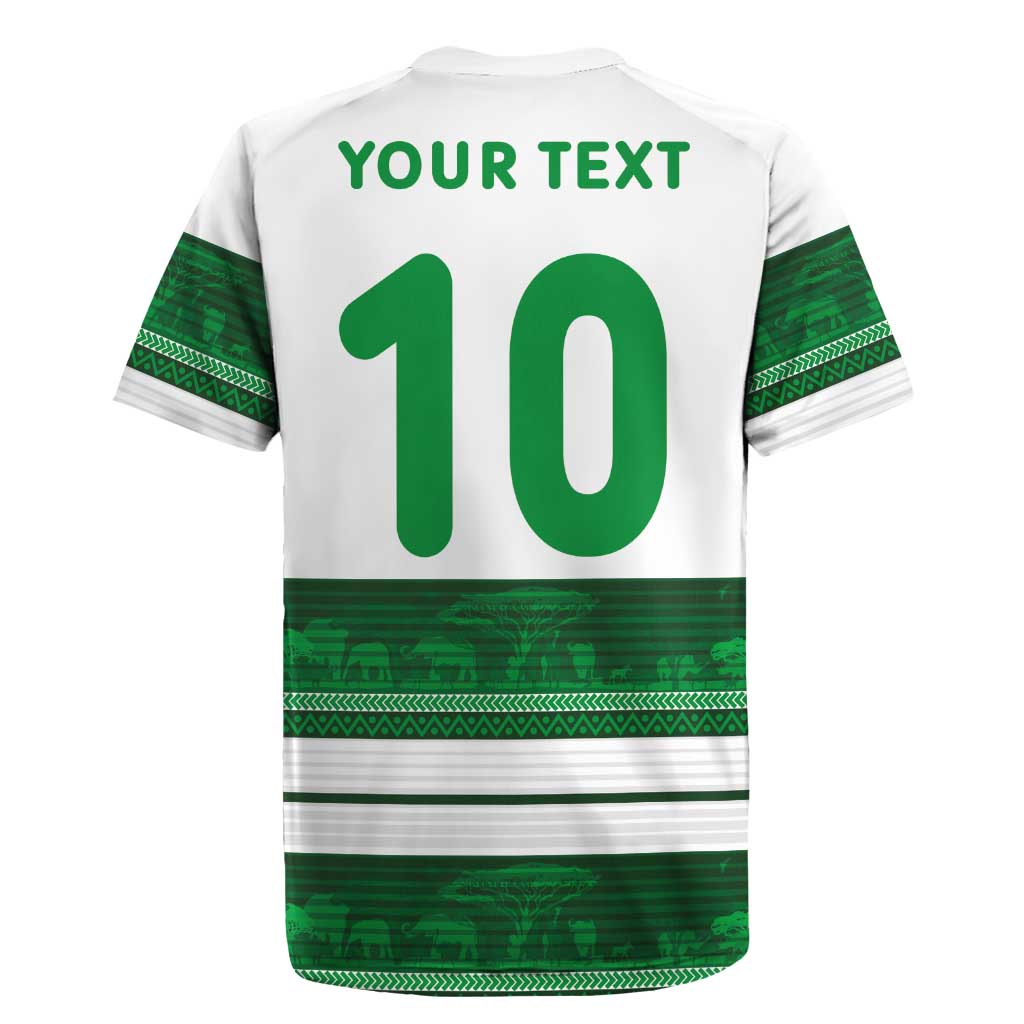 Custom Zimbabwe Rugby Rugby Jersey African Heritage Stripes Style - Wonder Print Shop