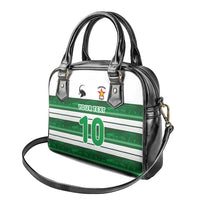 Custom Zimbabwe Rugby Shoulder Handbag African Heritage Stripes Style - Wonder Print Shop