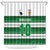 Custom Zimbabwe Rugby Shower Curtain African Heritage Stripes Style - Wonder Print Shop