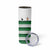 Custom Zimbabwe Rugby Skinny Tumbler African Heritage Stripes Style - Wonder Print Shop