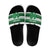 Custom Zimbabwe Rugby Slide Sandals African Heritage Stripes Style - Wonder Print Shop
