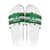 Custom Zimbabwe Rugby Slide Sandals African Heritage Stripes Style - Wonder Print Shop