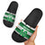 Custom Zimbabwe Rugby Slide Sandals African Heritage Stripes Style - Wonder Print Shop
