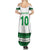 Custom Zimbabwe Rugby Summer Maxi Dress African Heritage Stripes Style - Wonder Print Shop