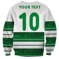 Custom Zimbabwe Rugby Sweatshirt African Heritage Stripes Style - Wonder Print Shop