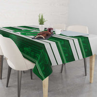 Custom Zimbabwe Rugby Tablecloth African Heritage Stripes Style - Wonder Print Shop