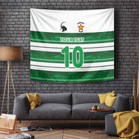 Custom Zimbabwe Rugby Tapestry African Heritage Stripes Style - Wonder Print Shop