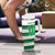 Custom Zimbabwe Rugby Tumbler With Handle African Heritage Stripes Style - Wonder Print Shop