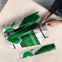 Custom Zimbabwe Rugby Umbrella African Heritage Stripes Style - Wonder Print Shop