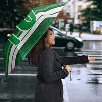 Custom Zimbabwe Rugby Umbrella African Heritage Stripes Style - Wonder Print Shop