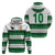 Custom Zimbabwe Rugby Zip Hoodie African Heritage Stripes Style - Wonder Print Shop