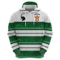 Custom Zimbabwe Rugby Zip Hoodie African Heritage Stripes Style - Wonder Print Shop