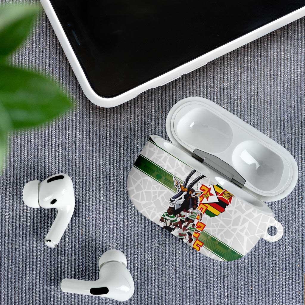 Zimbabwe Rugby The Champions 2025 AirPods Case Warriors Sable Antelope - Wonder Print Shop