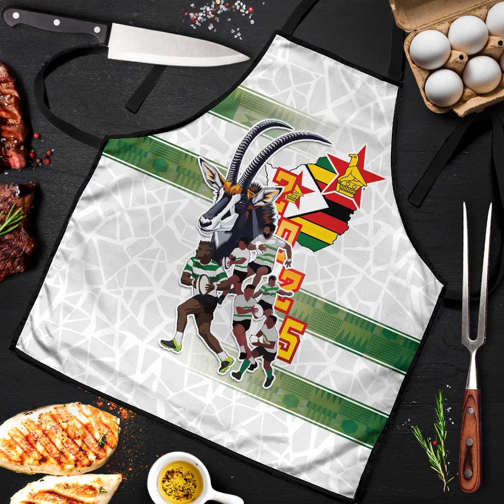 Zimbabwe Rugby The Champions 2025 Apron Warriors Sable Antelope - Wonder Print Shop