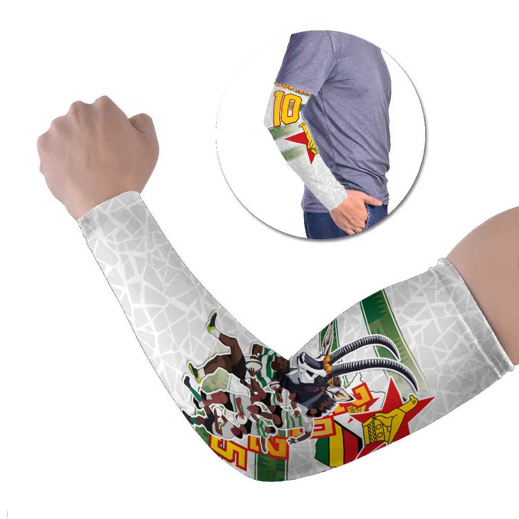 Zimbabwe Rugby The Champions 2025 Arm Sleeves Warriors Sable Antelope - Wonder Print Shop