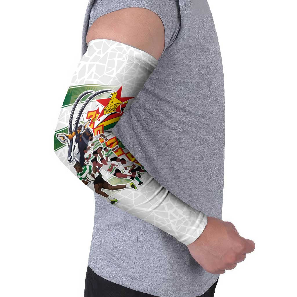 Zimbabwe Rugby The Champions 2025 Arm Sleeves Warriors Sable Antelope - Wonder Print Shop