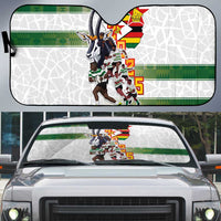 Zimbabwe Rugby The Champions 2025 Auto Sun Shade Warriors Sable Antelope - Wonder Print Shop