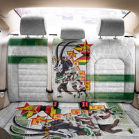 Zimbabwe Rugby The Champions 2025 Back Car Seat Cover Warriors Sable Antelope - Wonder Print Shop